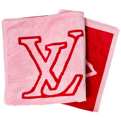 towel louis vuitton pink|louis vuitton towel set.